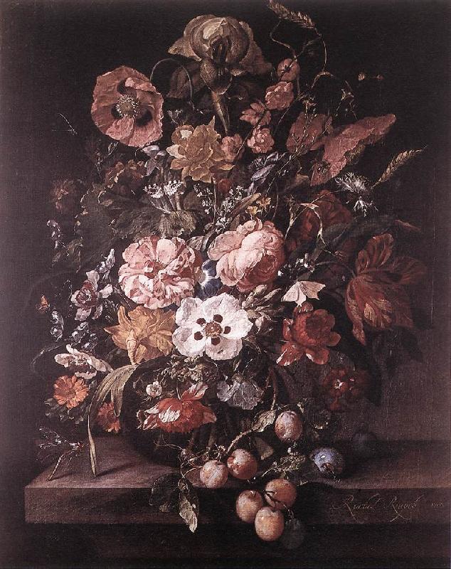 RUYSCH, Rachel Bouquet in a Glass Vase dsf oil painting image